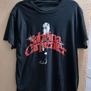 Sabrina Carpenter Black Graphic Tee